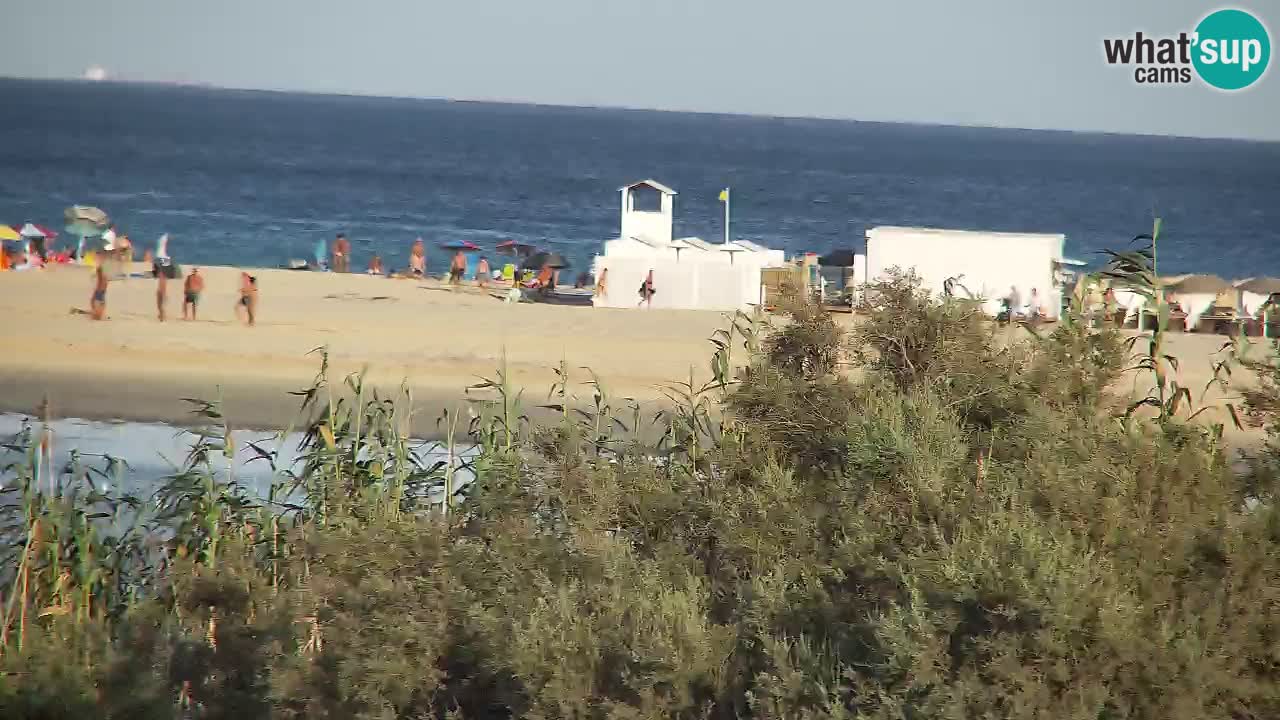 Webcam Chia – Vista en directo de la playa Su Giudeu