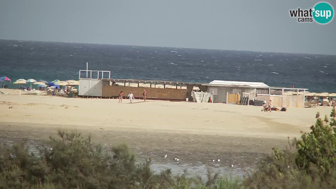 Webcam Chia – Vista en directo de la playa Su Giudeu