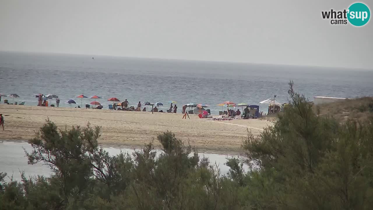 Webcam Chia – Vista en directo de la playa Su Giudeu