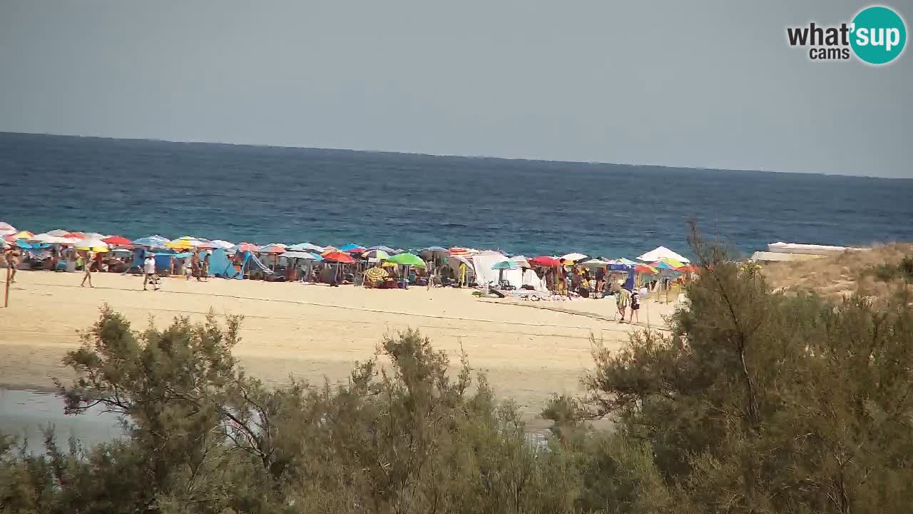 Web kamera Chia – Pogled uživo na plažu Su Giudeu
