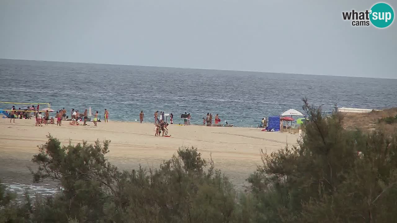 Webcam Chia – Vista en directo de la playa Su Giudeu