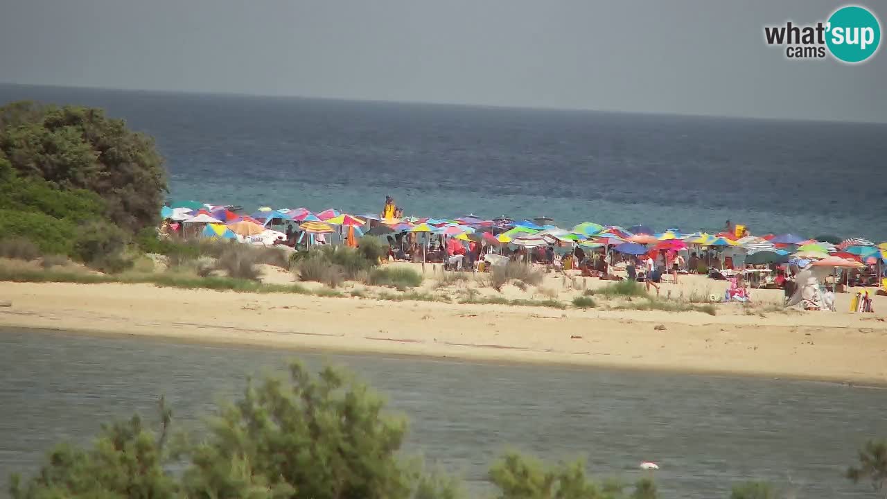 Webcam Chia – Spiaggia Su Giudeu in diretta