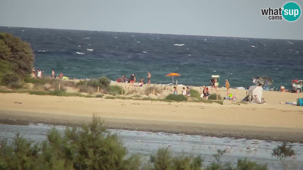 Webcam Chia – Spiaggia Su Giudeu in diretta