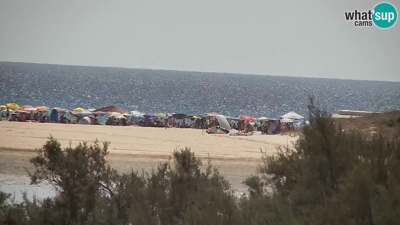 Webcam Chia – Spiaggia Su Giudeu in diretta