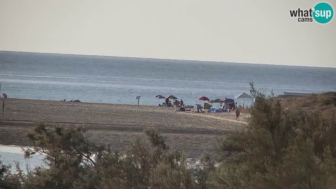 Webcam Chia – Vue en direct de la plage Su Giudeu