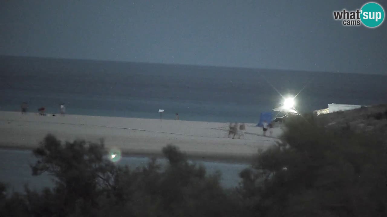 Webcam Chia – Vista en directo de la playa Su Giudeu