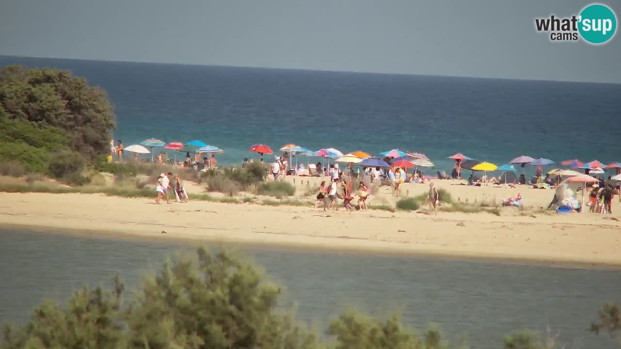 Webcam Chia – Spiaggia Su Giudeu in diretta