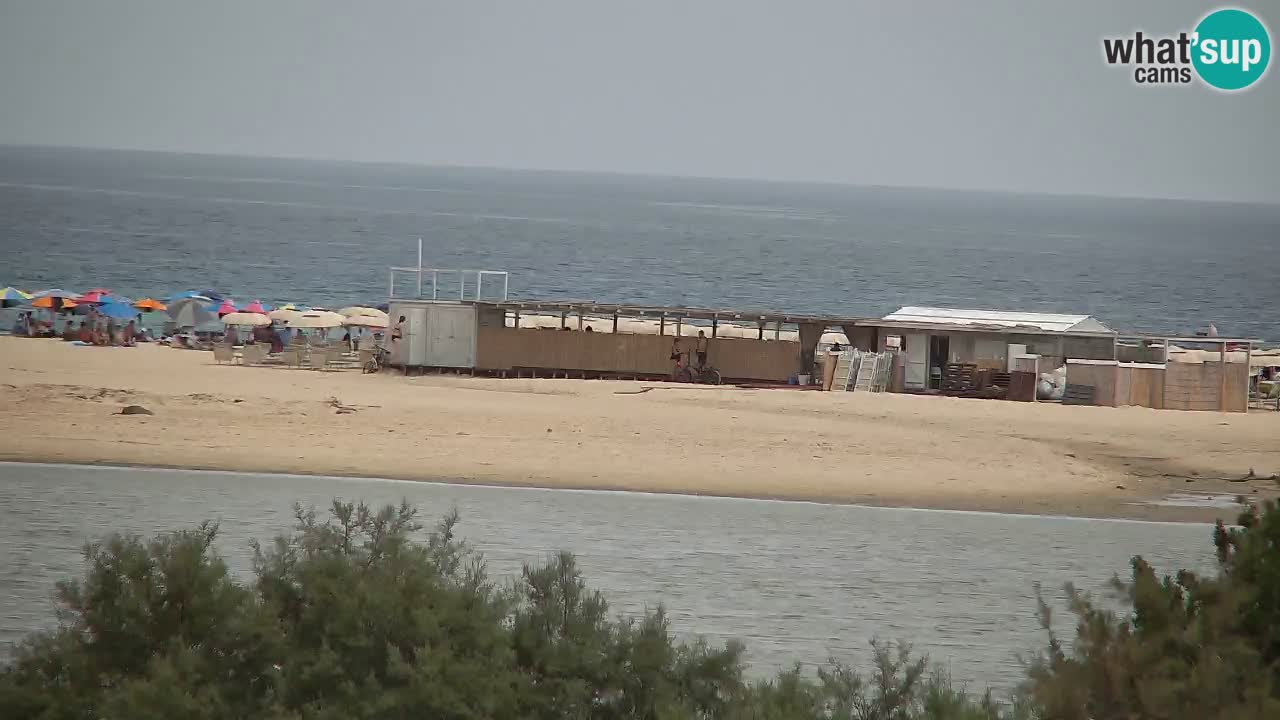 Webcam Chia – Vista en directo de la playa Su Giudeu