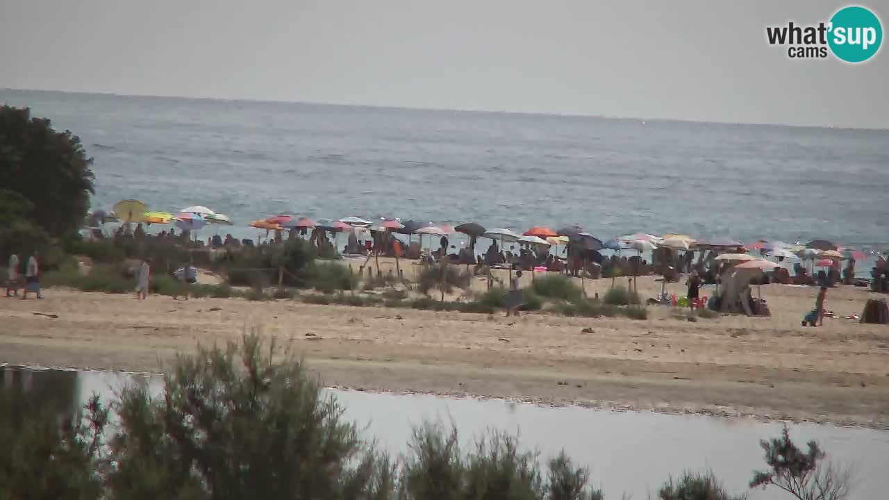 Webcam Chia – Spiaggia Su Giudeu in diretta