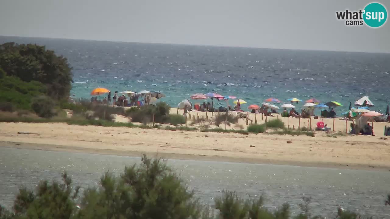 Webcam Chia – Spiaggia Su Giudeu in diretta
