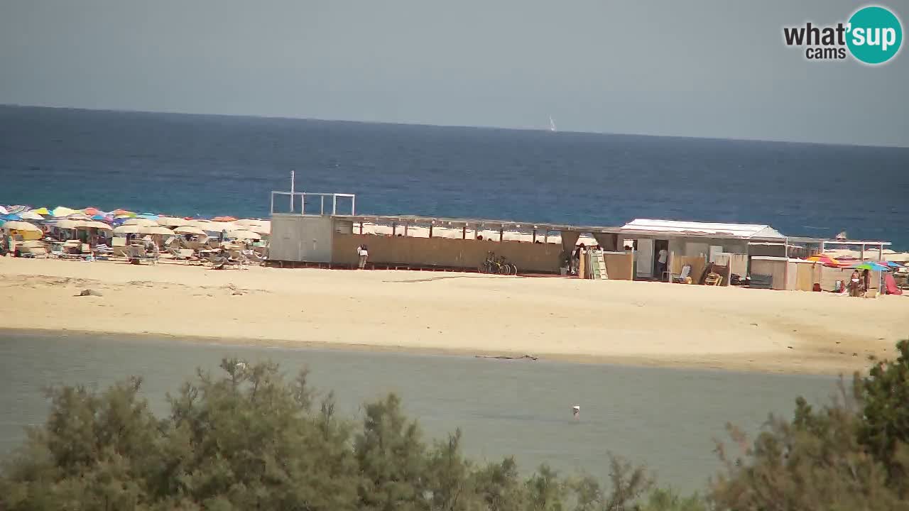 Webcam Chia – Spiaggia Su Giudeu in diretta