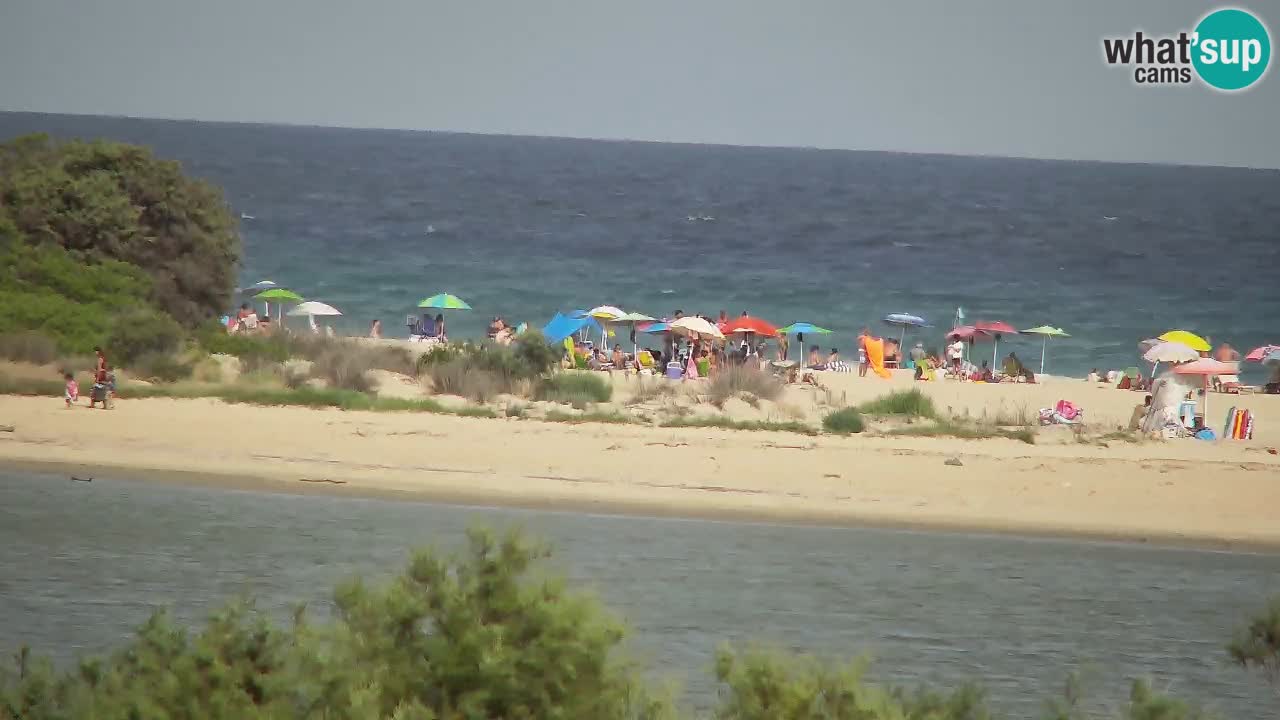 Webcam Chia – Spiaggia Su Giudeu in diretta