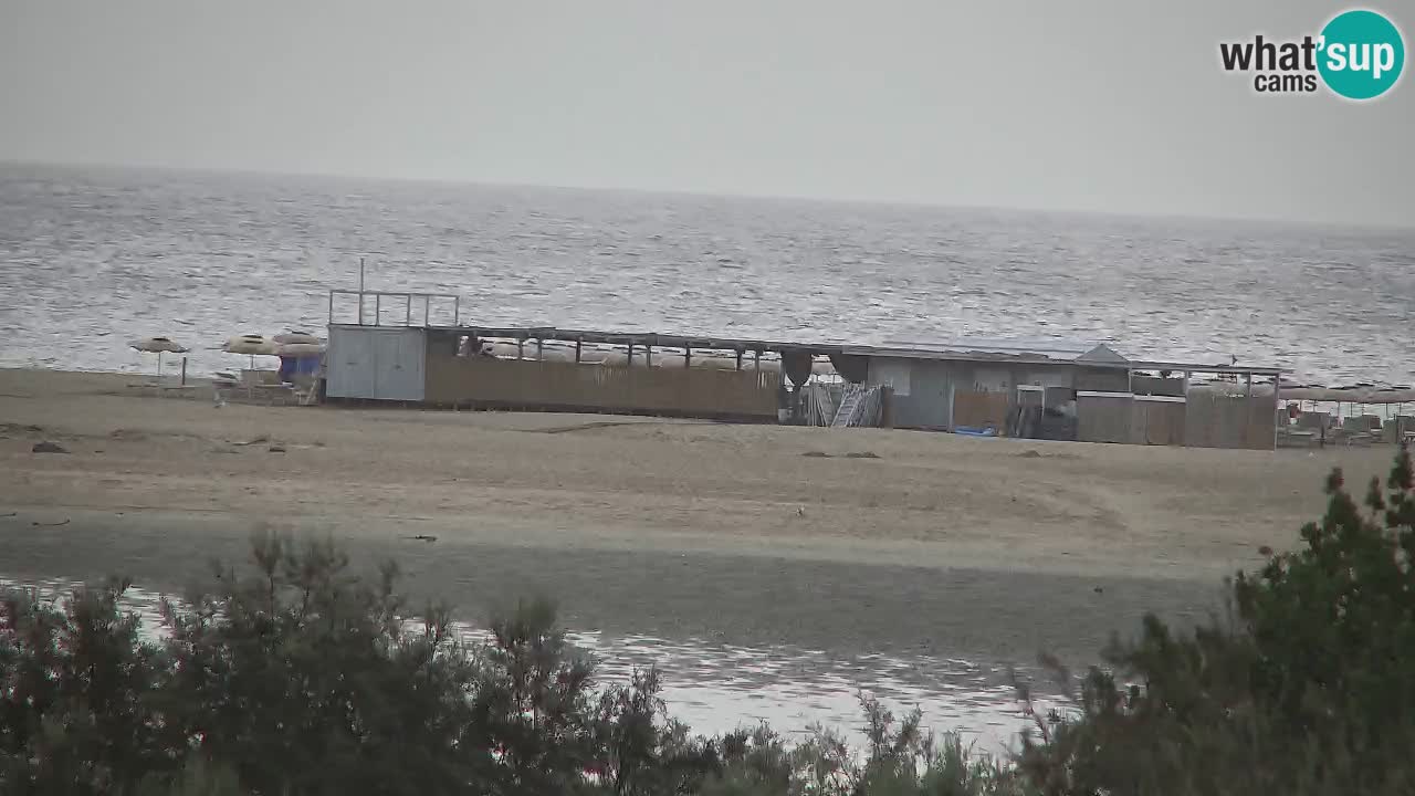Webcam Chia – Vue en direct de la plage Su Giudeu