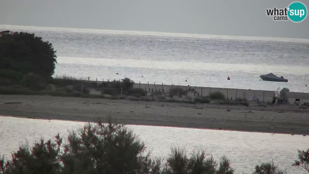 Webcam Chia – Vue en direct de la plage Su Giudeu