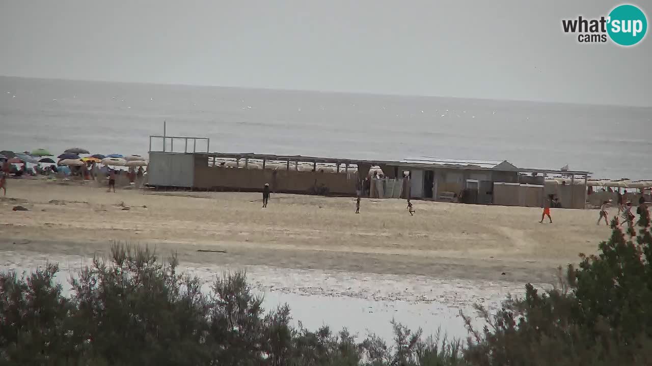 Webcam Chia – Vue en direct de la plage Su Giudeu