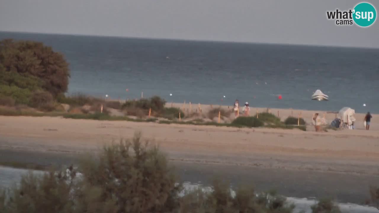 Webcam Chia – Vista en directo de la playa Su Giudeu