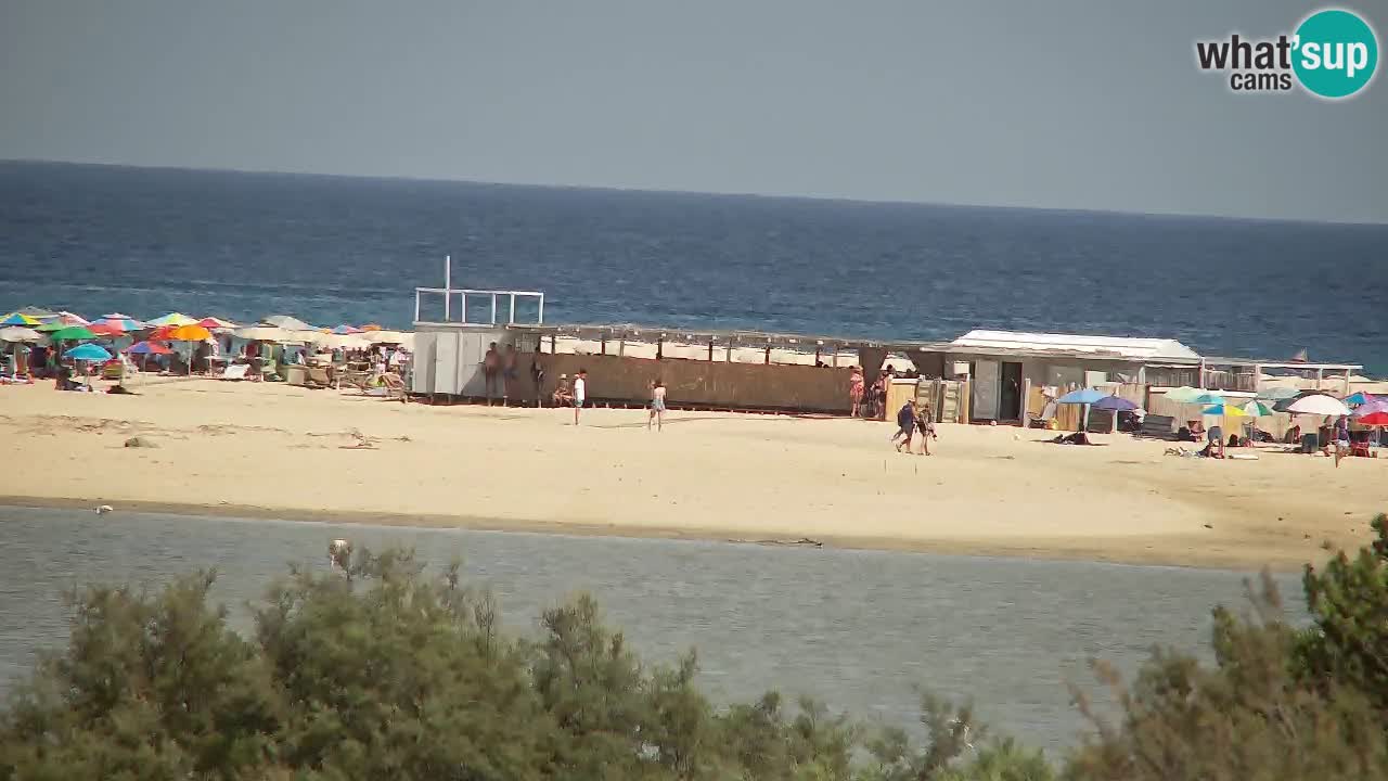 Webcam Chia – Vista en directo de la playa Su Giudeu