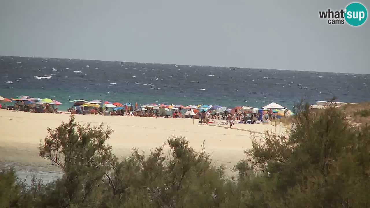 Webcam Chia – Vista en directo de la playa Su Giudeu