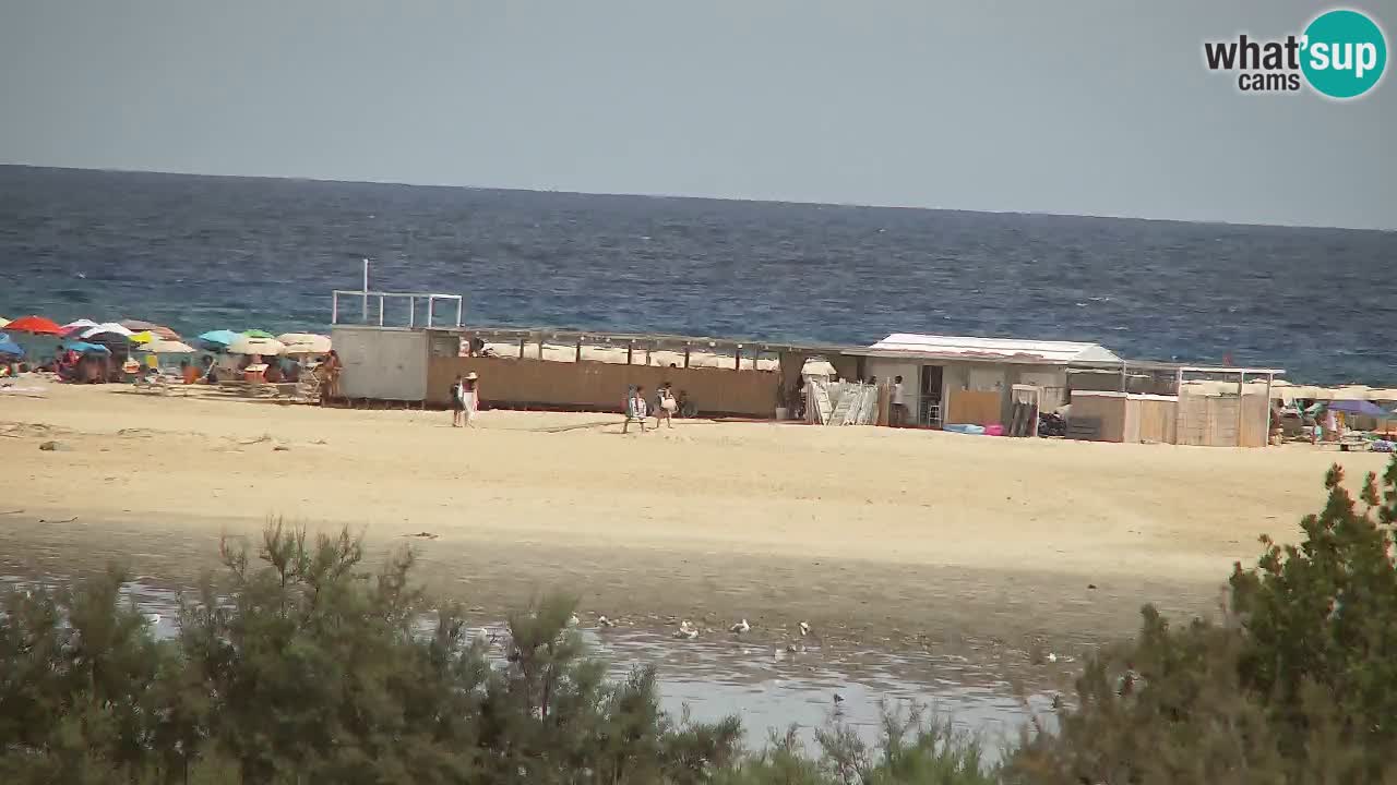 Webcam Chia – Vista en directo de la playa Su Giudeu