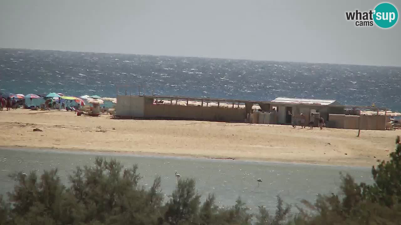 Webcam Chia – Vista en directo de la playa Su Giudeu