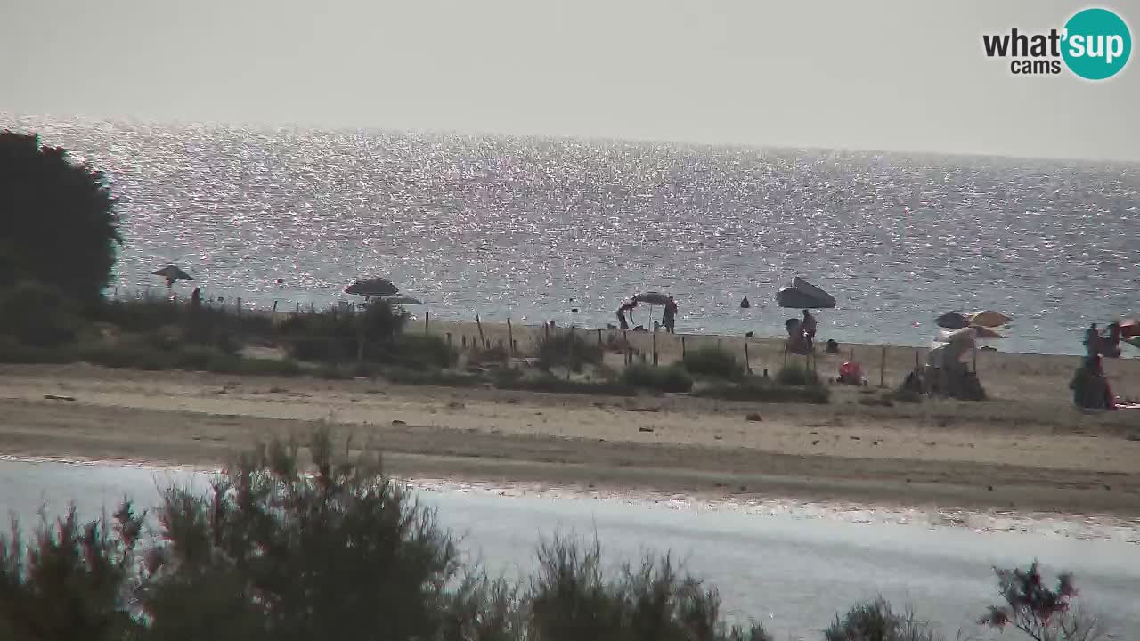 Webcam Chia – Spiaggia Su Giudeu in diretta