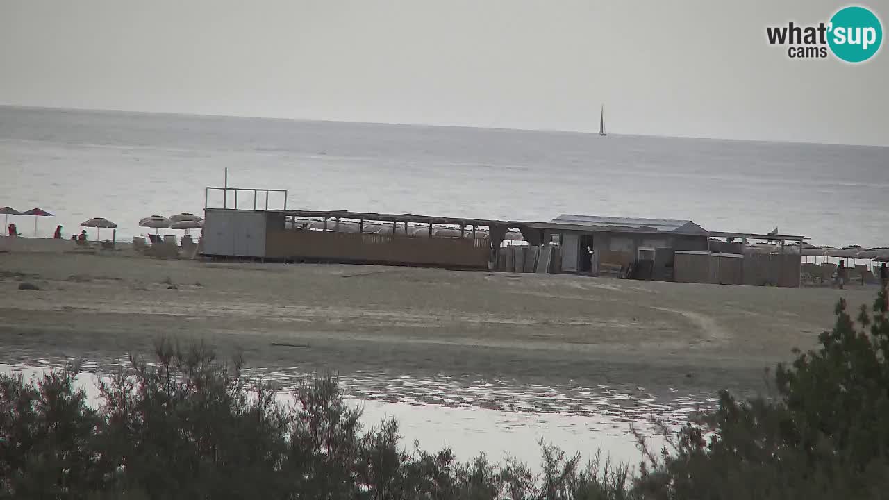 Webcam Chia – Vista en directo de la playa Su Giudeu