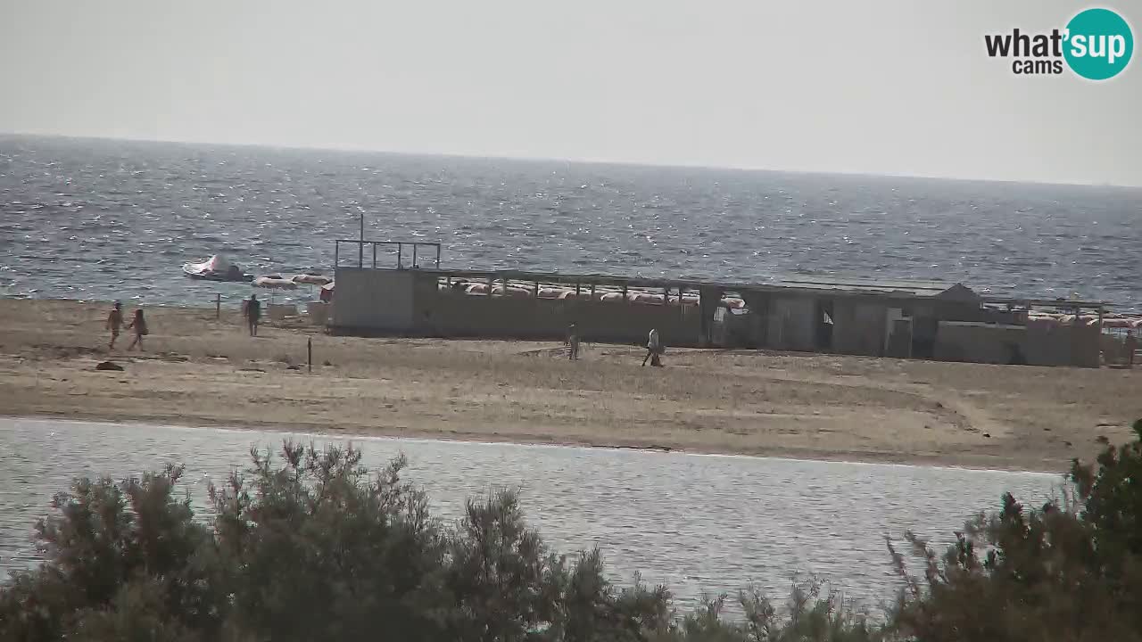 Webcam Chia – Vista en directo de la playa Su Giudeu