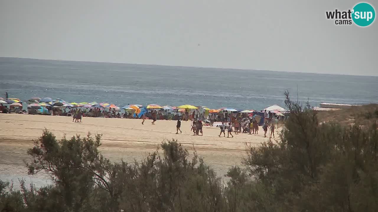 Webcam Chia – Vista en directo de la playa Su Giudeu
