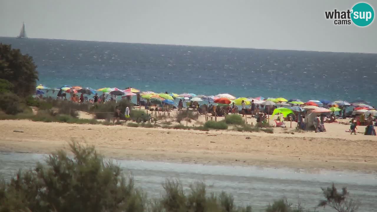 Webcam Chia – Spiaggia Su Giudeu in diretta