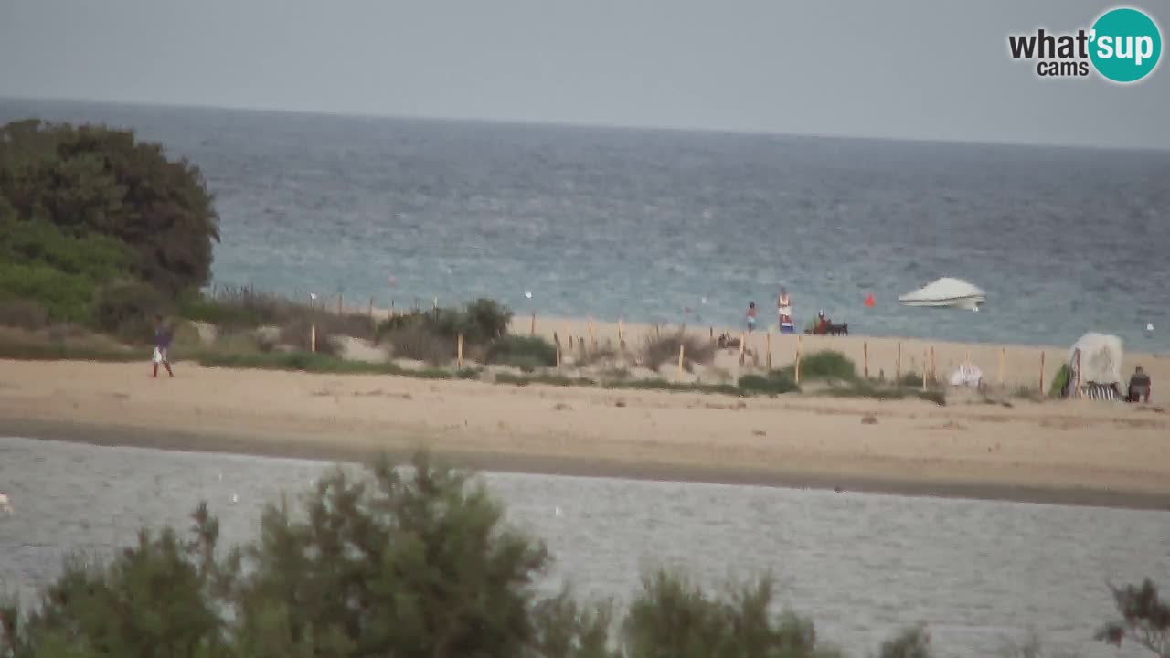 Webcam Chia – Spiaggia Su Giudeu in diretta