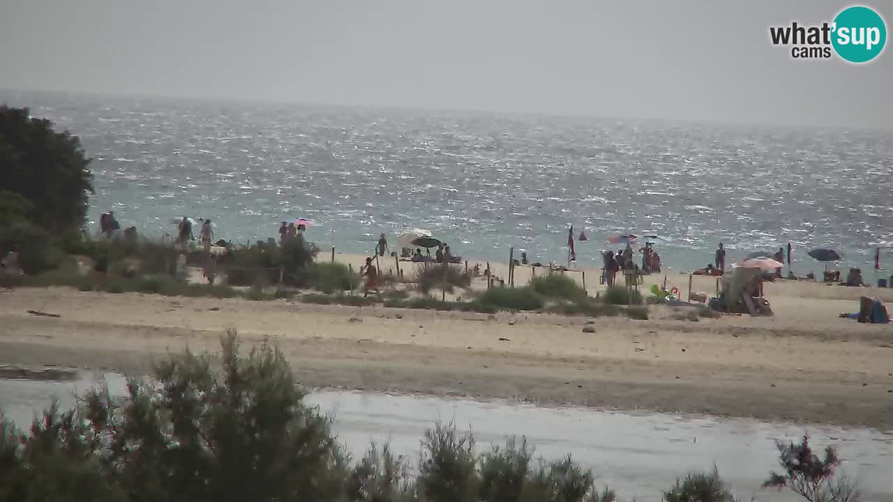 Webcam Chia – Vista en directo de la playa Su Giudeu