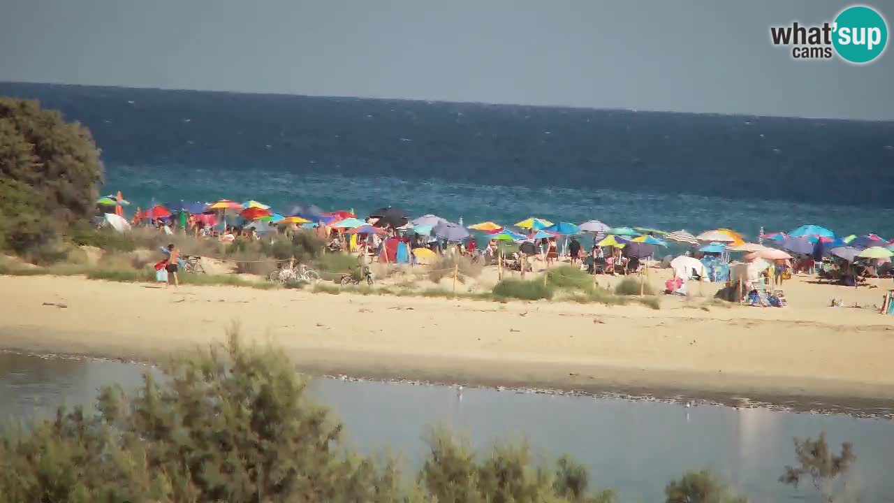 Webcam Chia – Spiaggia Su Giudeu in diretta