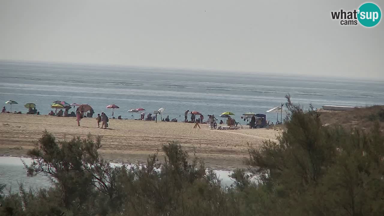 Webcam Chia – Vue en direct de la plage Su Giudeu