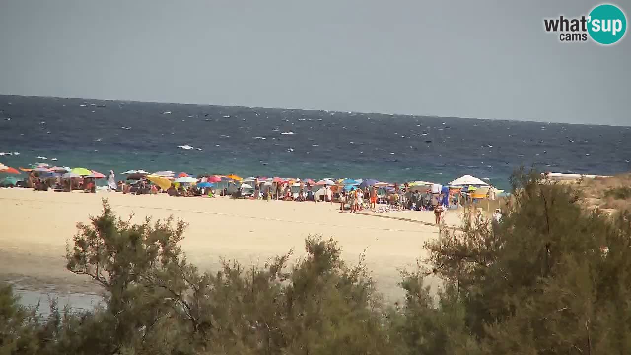Webcam Chia – Vista en directo de la playa Su Giudeu