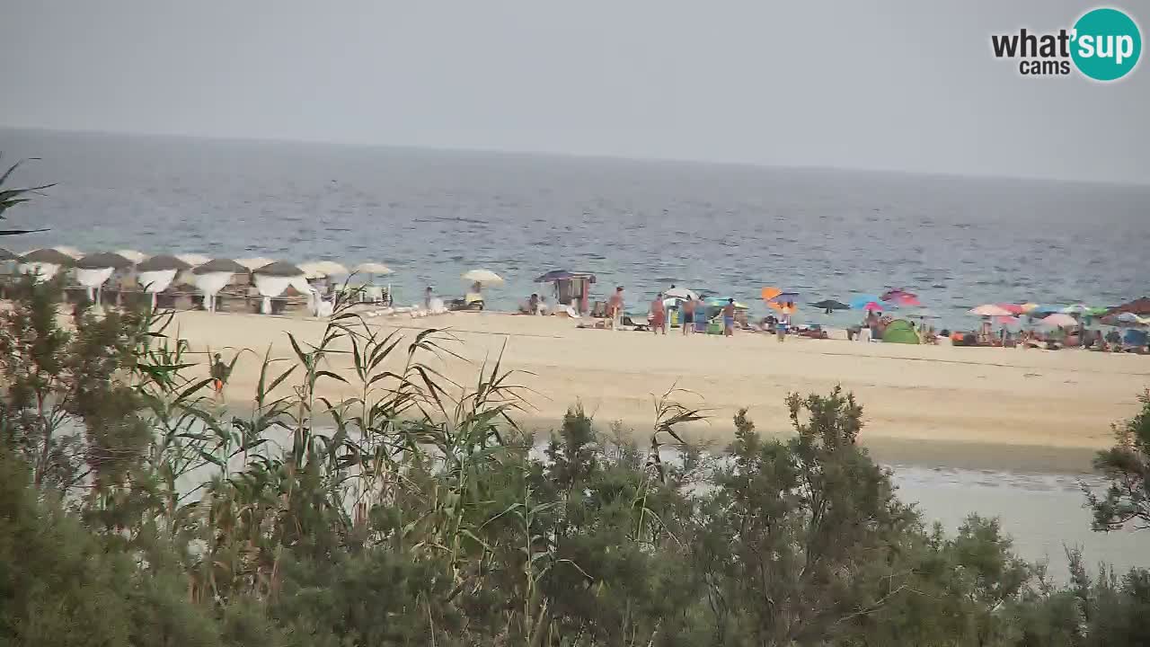 Webcam Chia – Vista en directo de la playa Su Giudeu