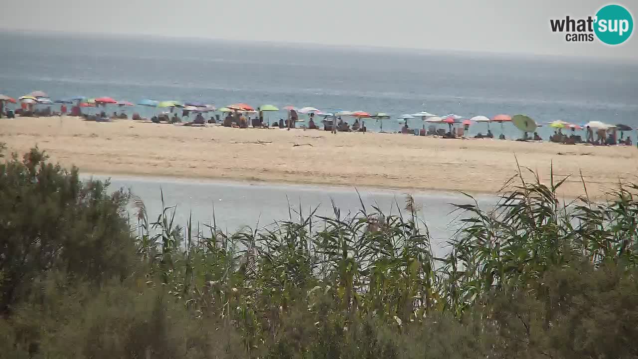 Webcam Chia – Vista en directo de la playa Su Giudeu