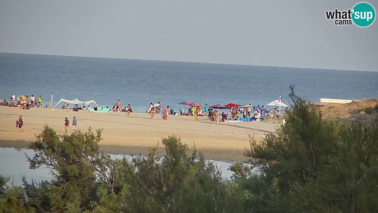 Webcam Chia – Vue en direct de la plage Su Giudeu