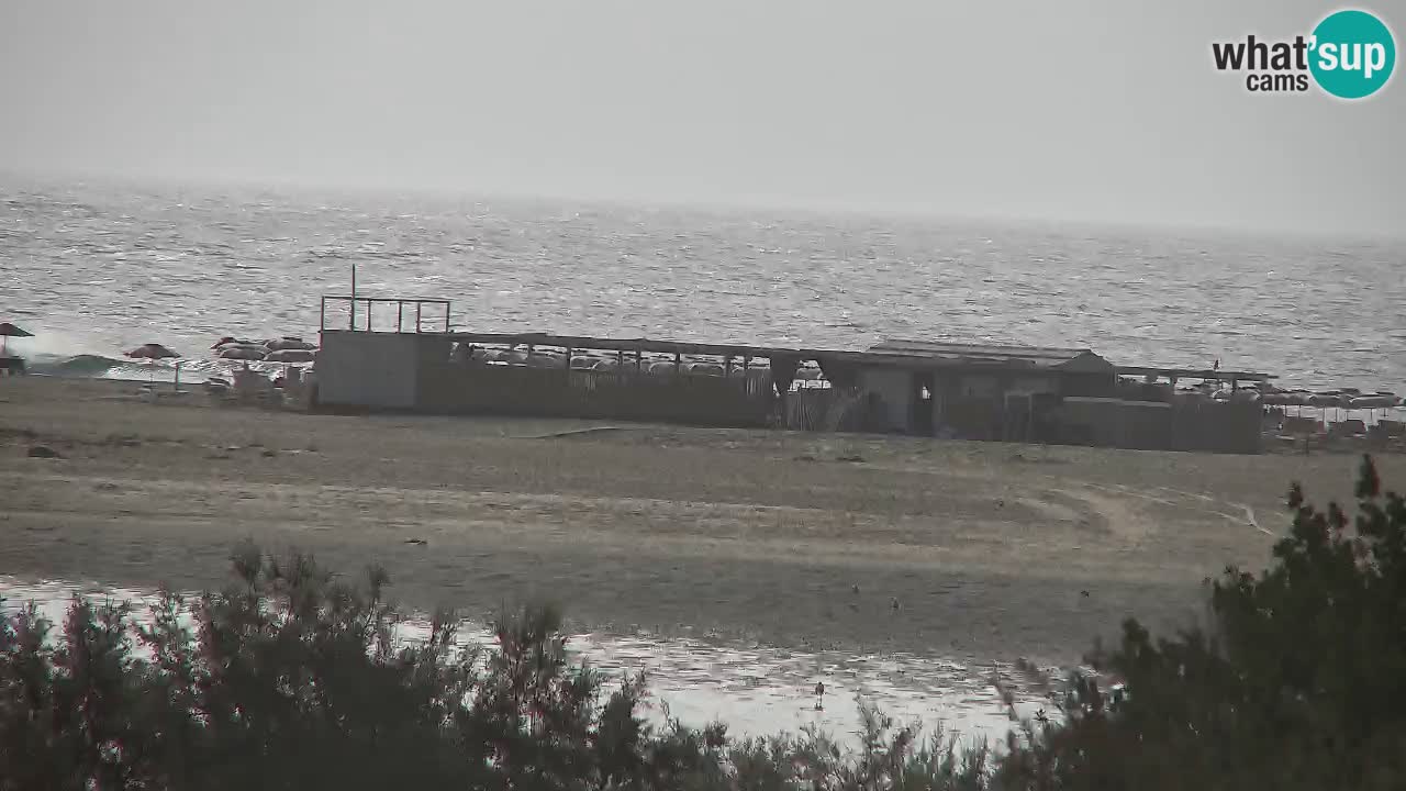 Webcam Chia – Vista en directo de la playa Su Giudeu