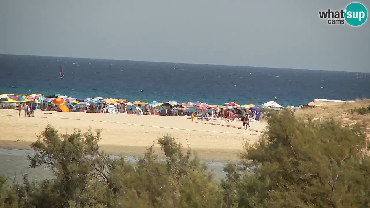 Webcam Chia – Vista en directo de la playa Su Giudeu