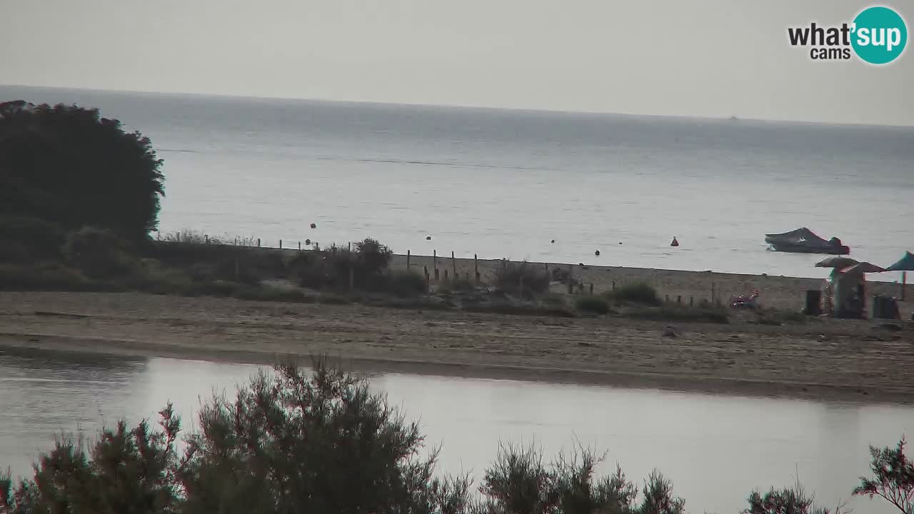 Webcam Chia – Vue en direct de la plage Su Giudeu