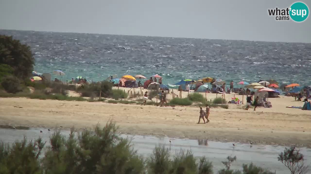 Webcam Chia – Spiaggia Su Giudeu in diretta