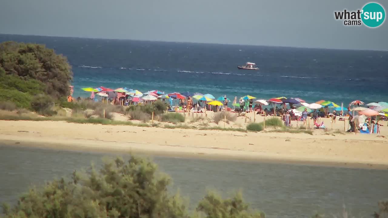 Webcam Chia – Spiaggia Su Giudeu in diretta