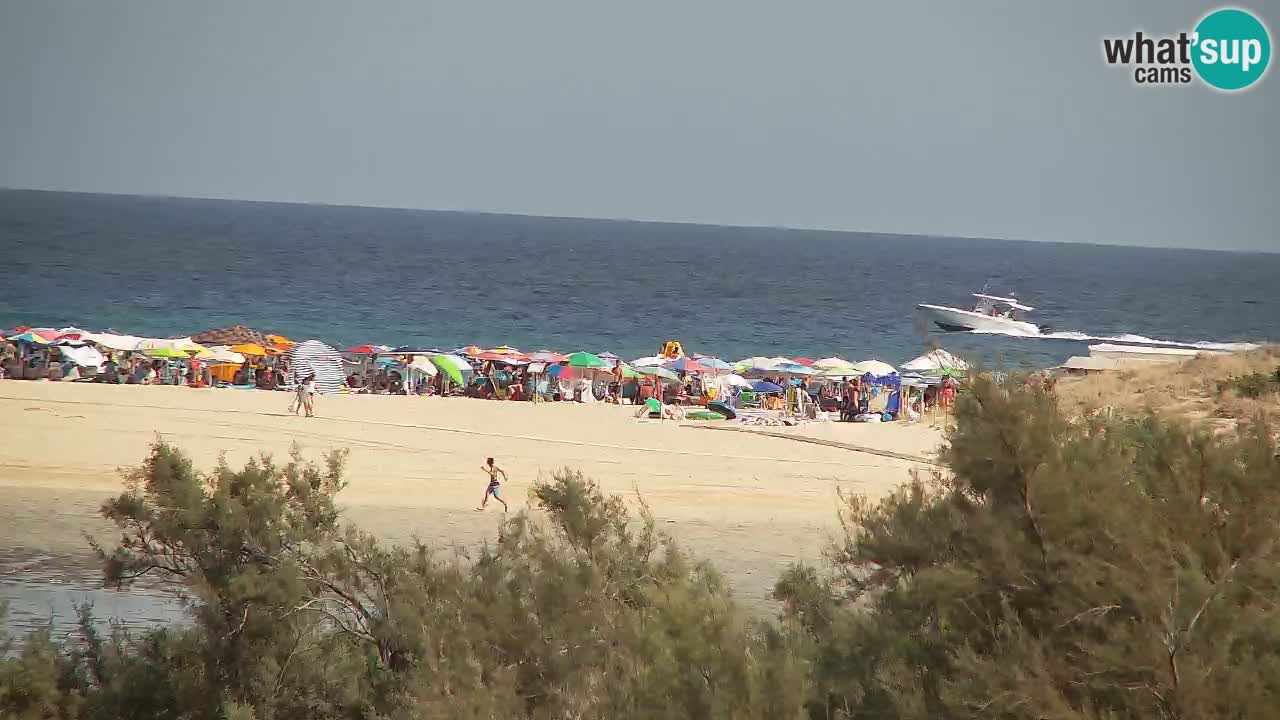 Webcam Chia – Live View of Su Giudeu Beach