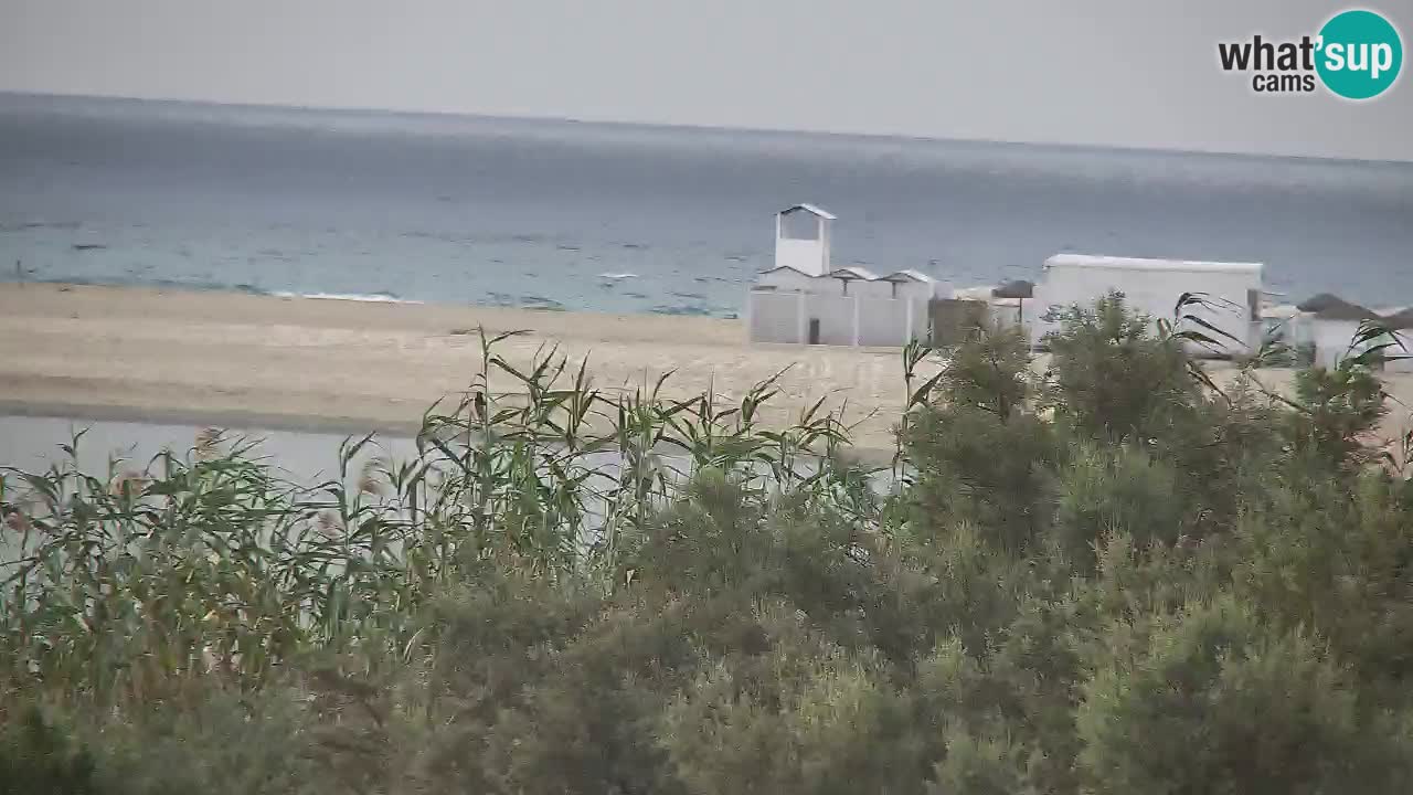 Webcam Chia – Vista en directo de la playa Su Giudeu