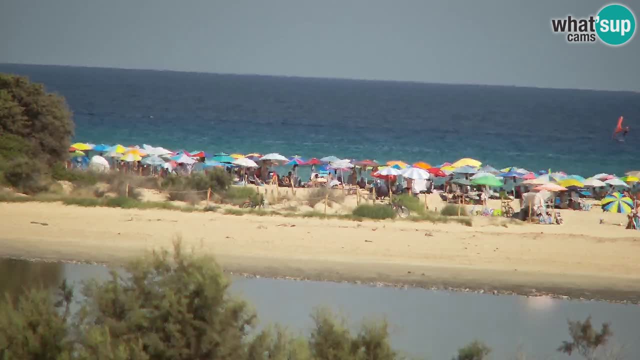Webcam Chia – Live View of Su Giudeu Beach