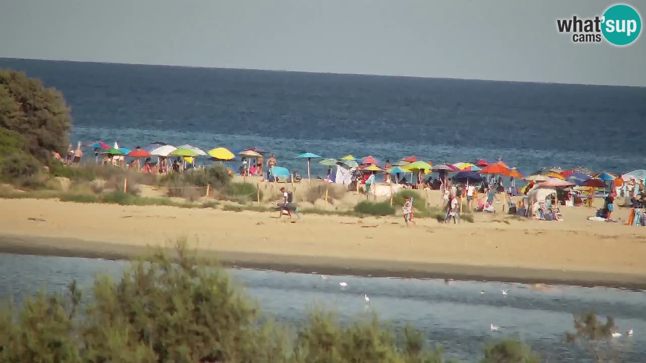 Web kamera Chia – Pogled uživo na plažu Su Giudeu
