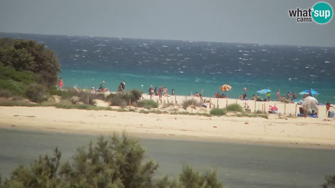 Webcam Chia – Spiaggia Su Giudeu in diretta