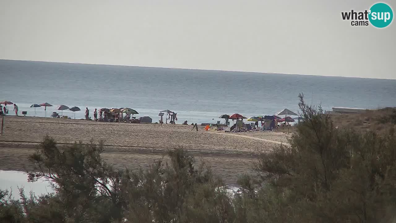 Webcam Chia – Vista en directo de la playa Su Giudeu