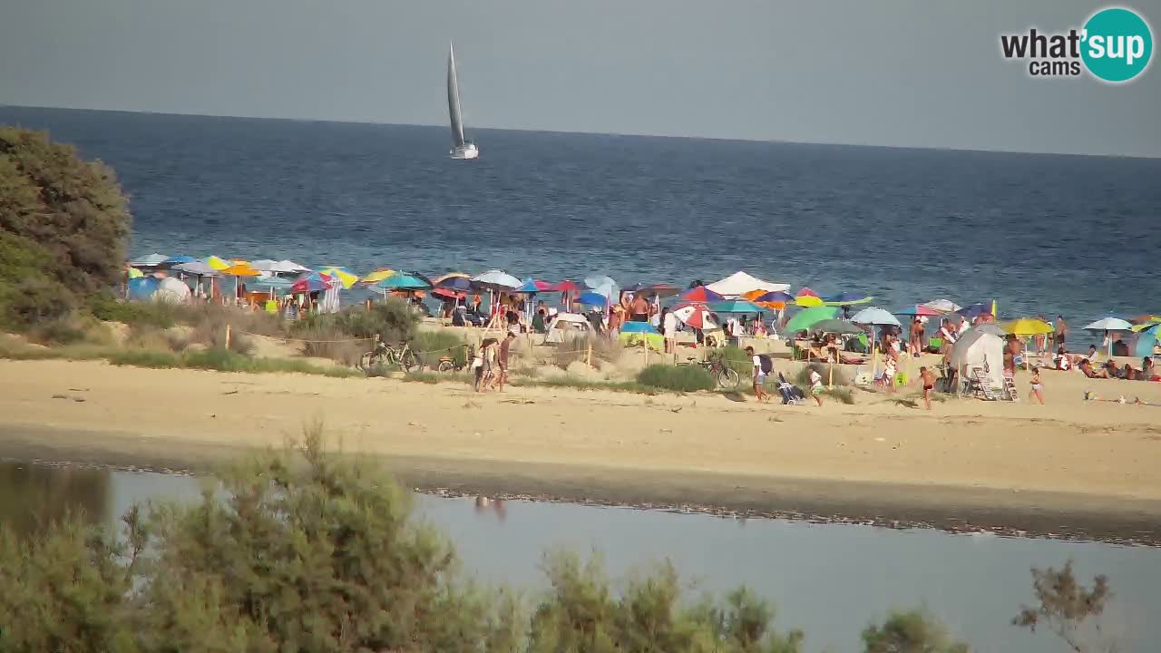 Webcam Chia – Live View of Su Giudeu Beach