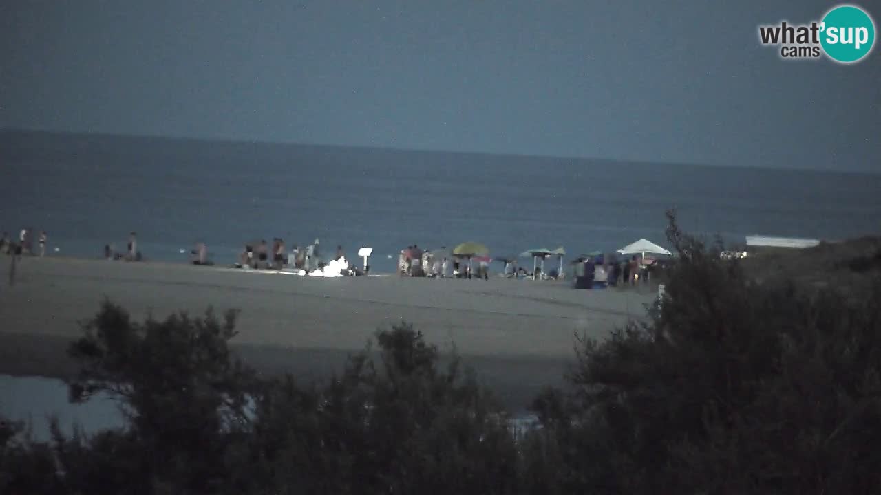 Webcam Chia – Vista en directo de la playa Su Giudeu